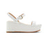 Sandali bianchi con zeppa 6 cm ALDO Eloiniel, Donna, SKU w043000386, Immagine 0